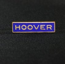 "HOOVER" presidential campaign pin - 1928 or 1932 - front